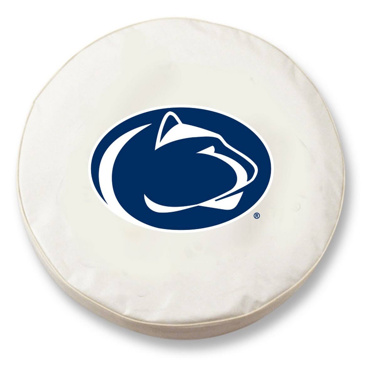 White Vinyl Fitted Car Tire Cover I84068