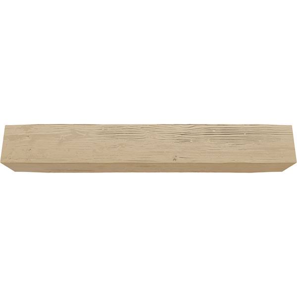 Sandblasted Faux Wood Fireplace Mantel, Natural Pine L57917