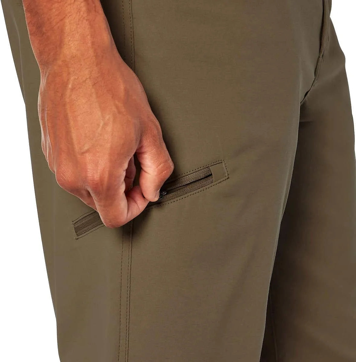 Mens Lightweight 5 Pocket Trek Pant (Olive Night, 40x30) B72567