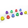 8 in. Tall 10-Count Sugar Coated LED Gumdrop Multi-Colored Christmas Pathway Lights Q7259