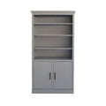 36x22 W Standard Bookcase Dark Gray 5 Shelves U24418