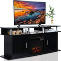 Fireplace TV Stand with Electric Fireplace F6866