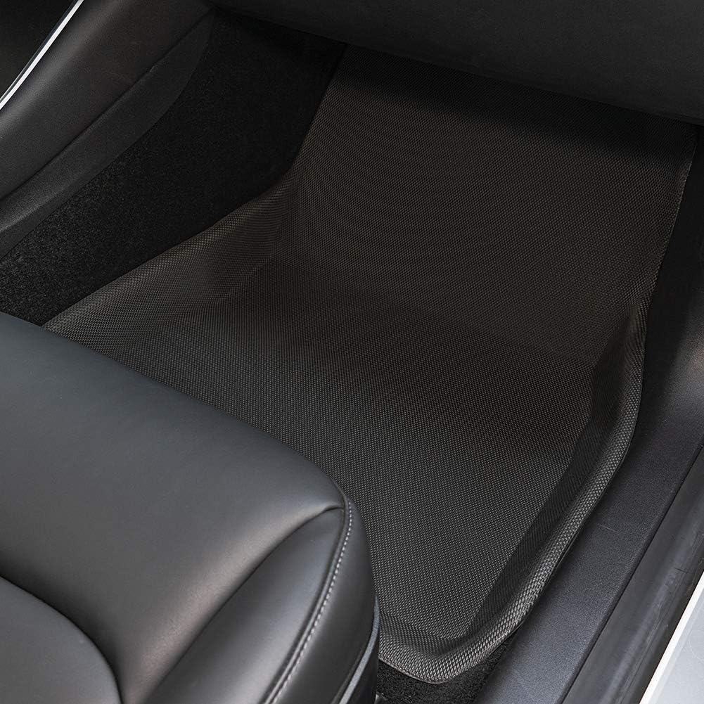 Floor Mats for Tesla Model 3, All Weather Anti-Slip Waterproof Floor Liners, 3 Pieces/Set W214