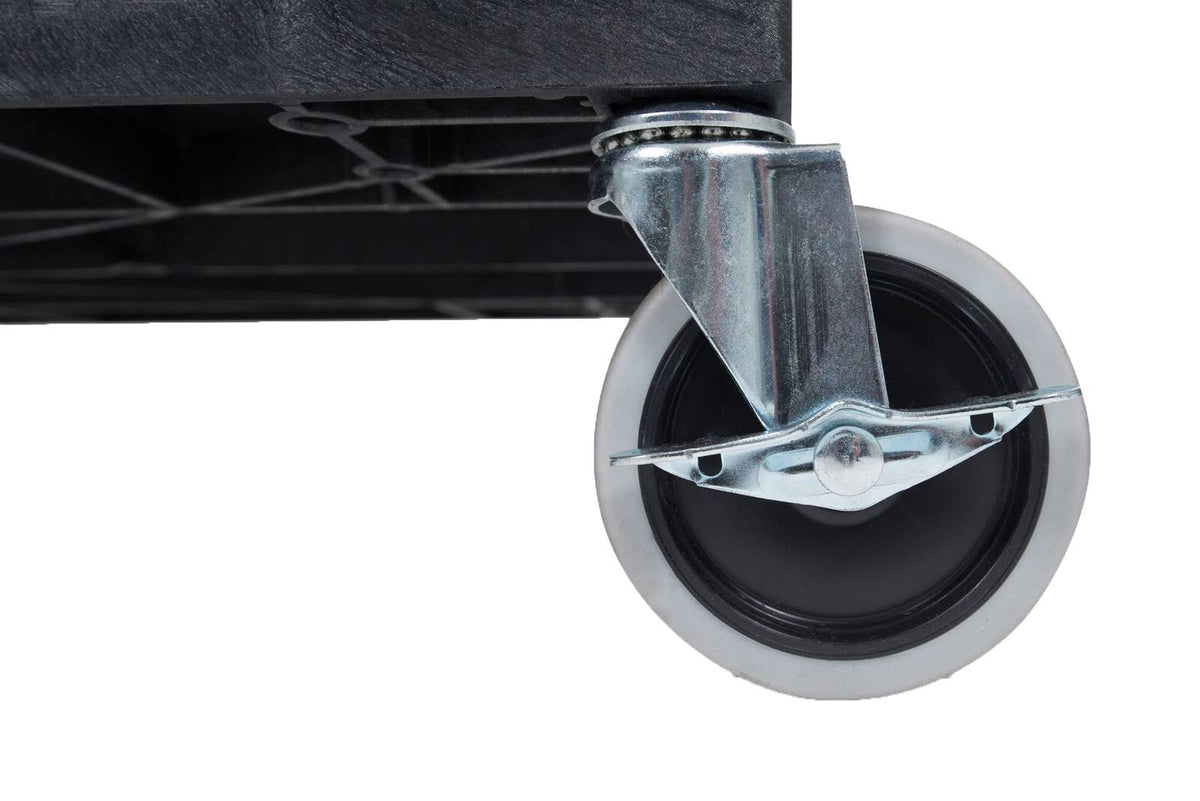 Black 3 Shelves Tub Cart M601