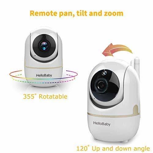 Baby Monitor with Remote Pan-Tilt-Zoom Camera and 3.2 LCD Screen, Infrared Night Vision H8823
