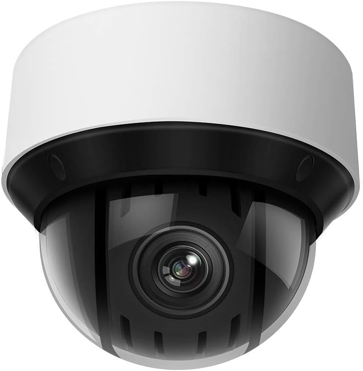 4MP Outdoor PTZ IP Camera Dome, 4X Optical Zoom, 66ft IR Night Vision, H.265+, IP66 R830
