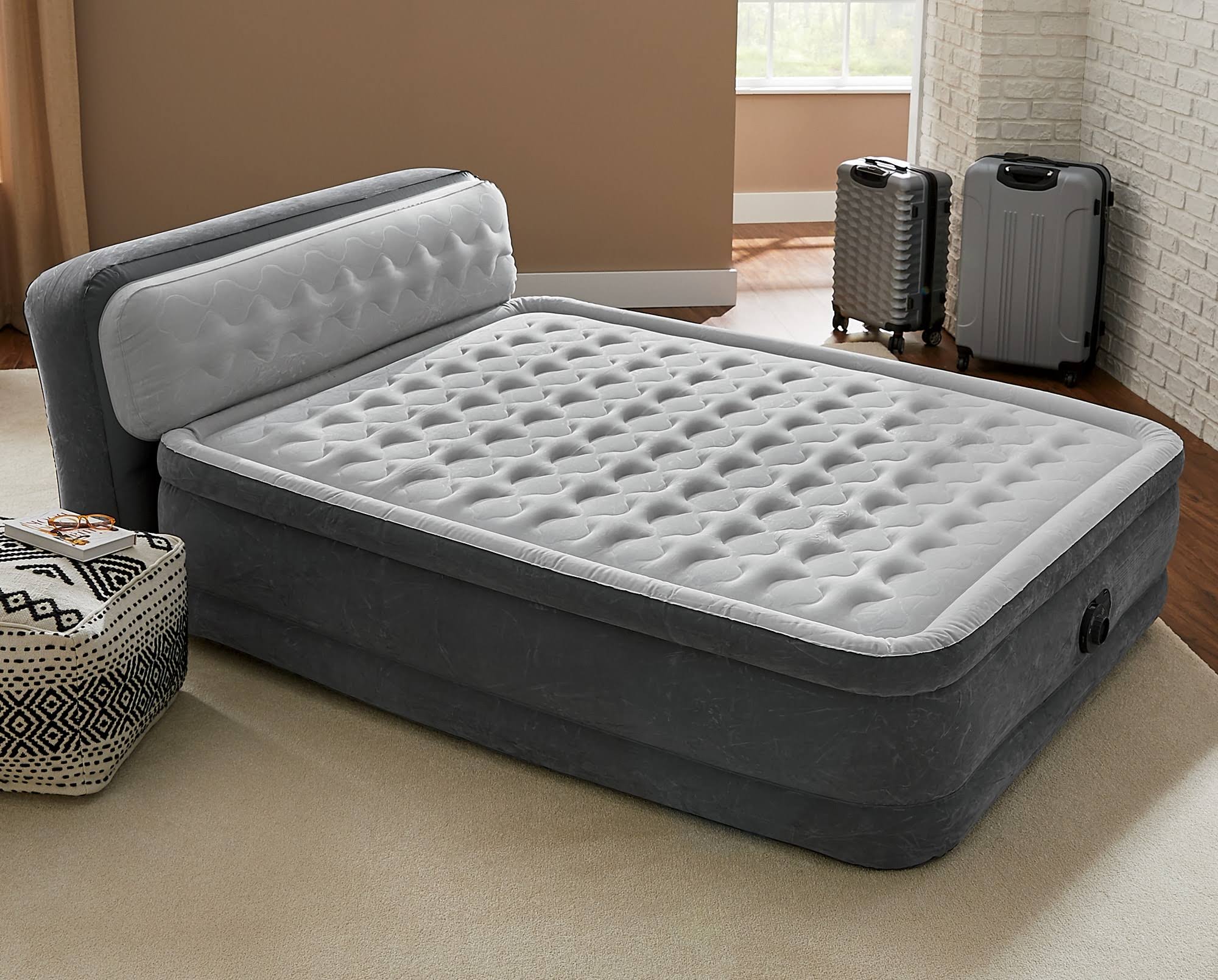 Queen Airbed with Built in Pump J176