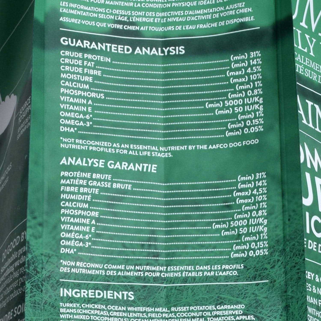 Grain Free Turkey & Chicken Dry Dog Food K952521