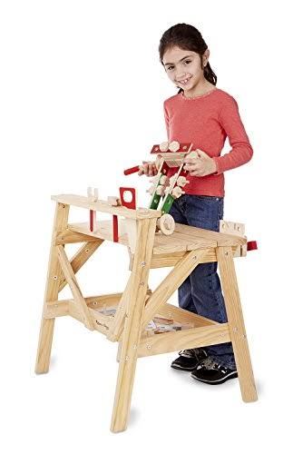 Solid Wood Project Workbench Play Building Set E34800