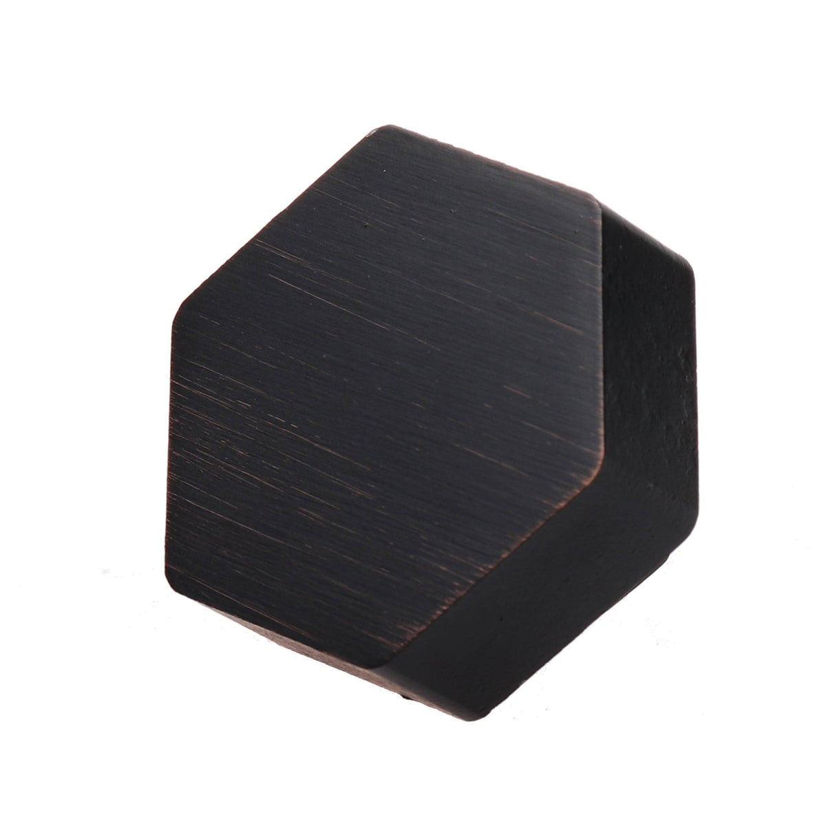 Oil Rubbed Bronze Solid Hexagon Cabinet Drawer Knobs (10-Pack) R7972