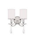 Polished Nickel 2 Light Sconce P15411