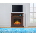 Cherry Freestanding Compact Infrared Electric Fireplace X33530