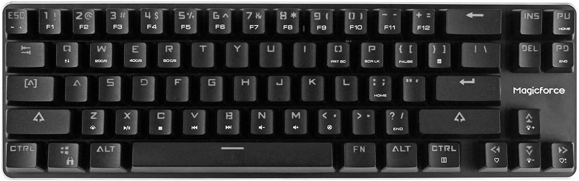 68 Keys White Backlit Mechanical Keyboard C936349