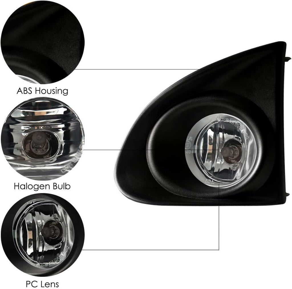 For Toyota AXIO 2013 2014 2015 Car Fog Lights DRL Lamps M80376