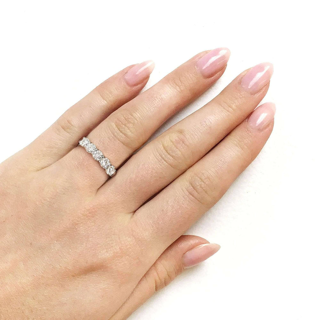 14K Yellow Gold Moissanite Bridal Wedding Band N5989