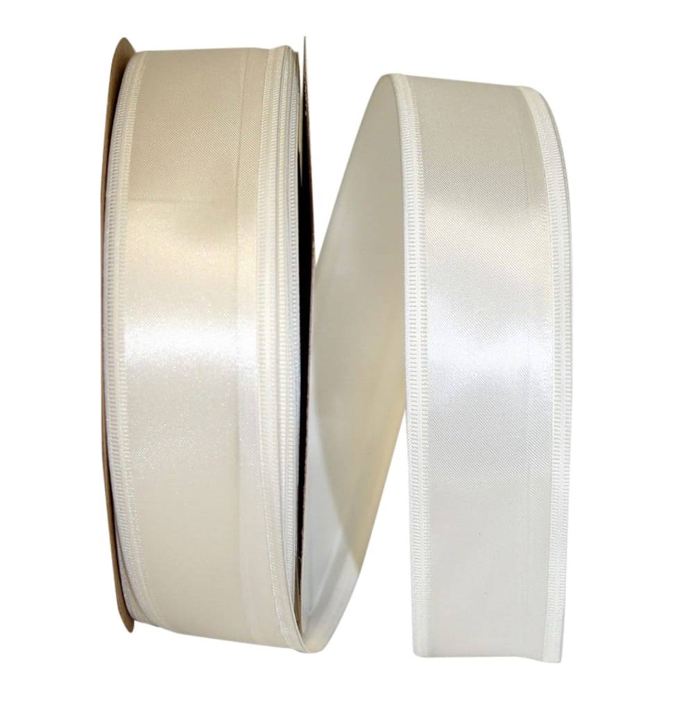 Ivory Wired Edge Ribbon F639340