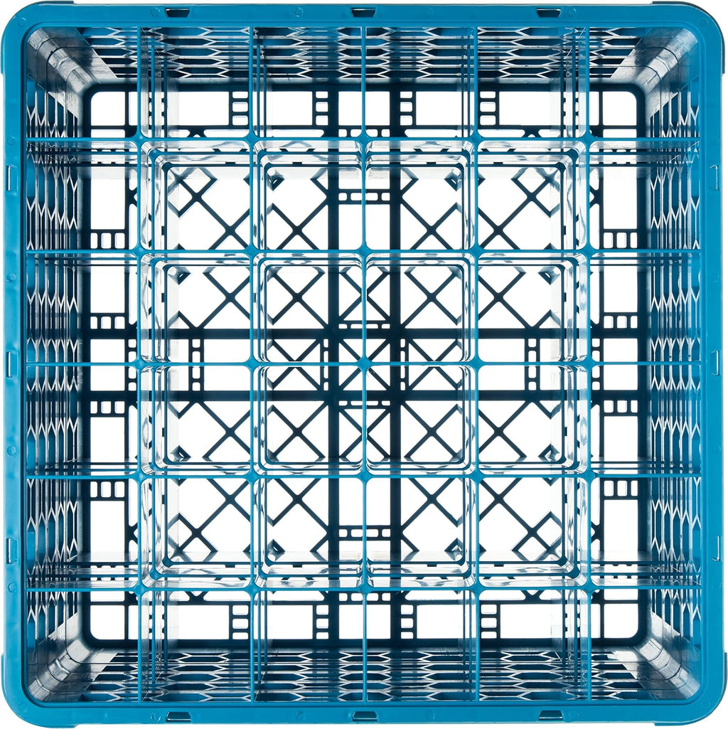 Blue 9-Compartment Glass Rack with 3 Extenders, Pack of 2 K1722