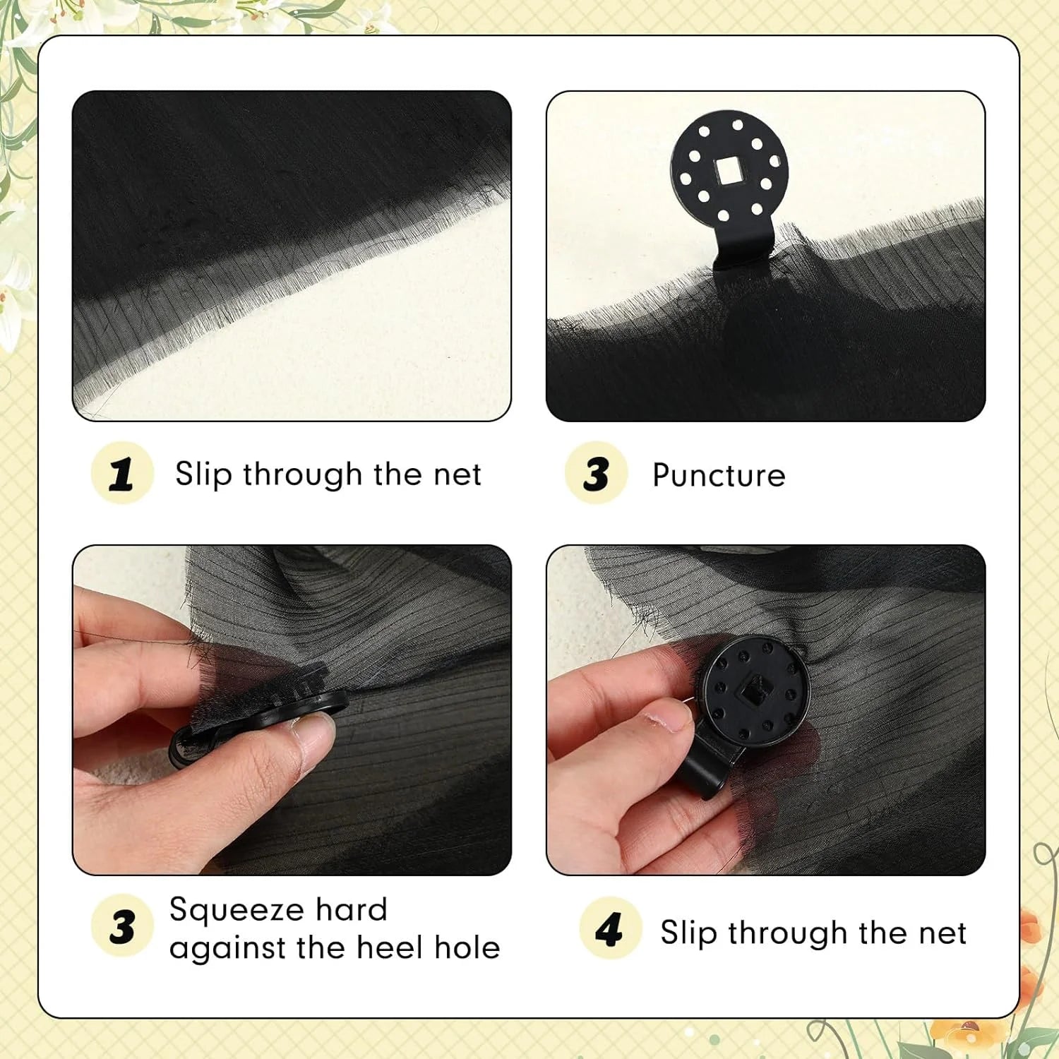 400 Pcs Black Shade Cloth Plastic Clips for Garden Greenhouse Y632