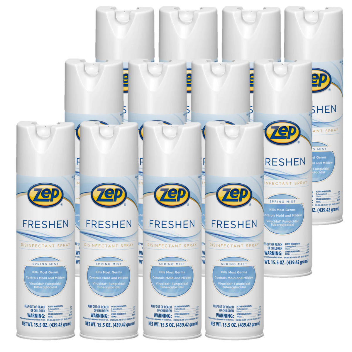 Spring Mist 15.5 oz Aerosol Can Disinfectant S243
