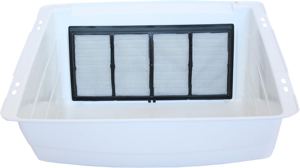White Universal Roof Vent Cover for RV Camper Trailer Motorhome P595
