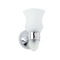 Satin Nickel Single Light with Nightlight Option E85911