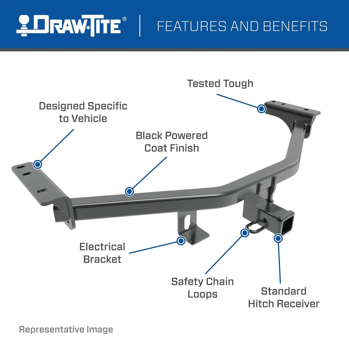 Class III/IV Max-Frame Trailer Hitch Z320202