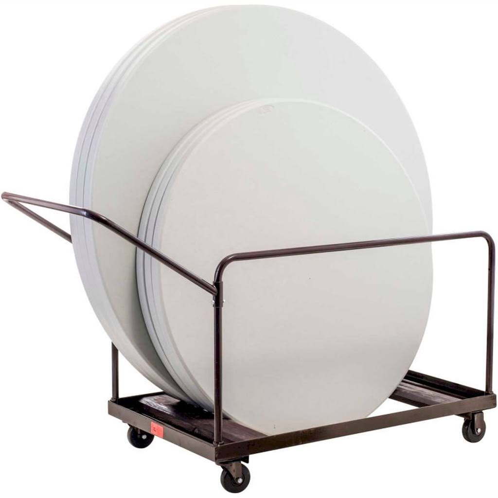 Table Cart for Round Folding Tables Holds 10 E468