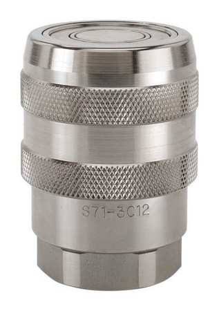 Hydraulic Coupler Body, Size 3, Stainless G653134