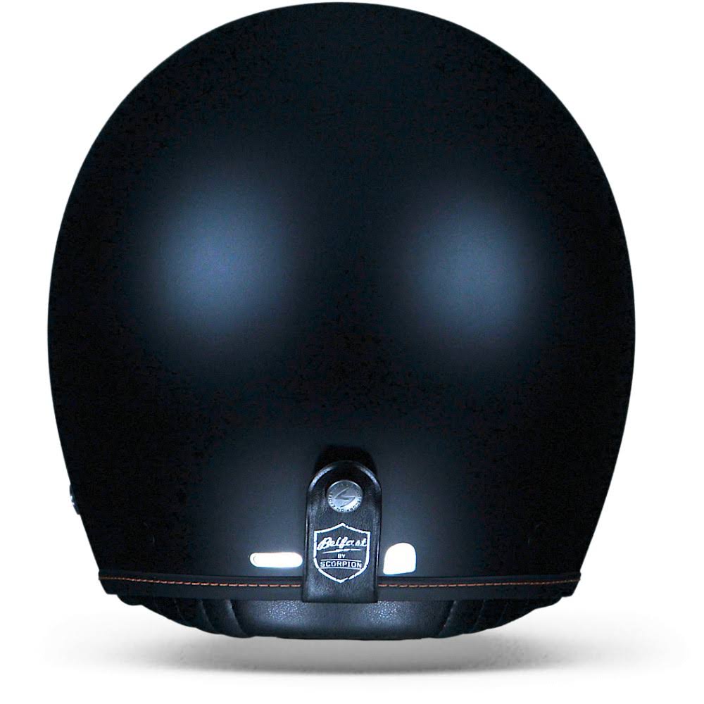 Matt-Black Solid Jet Helmet J147