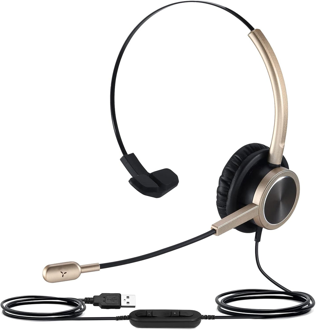 USB PC Headset with Noise Cancelling Microphone T246