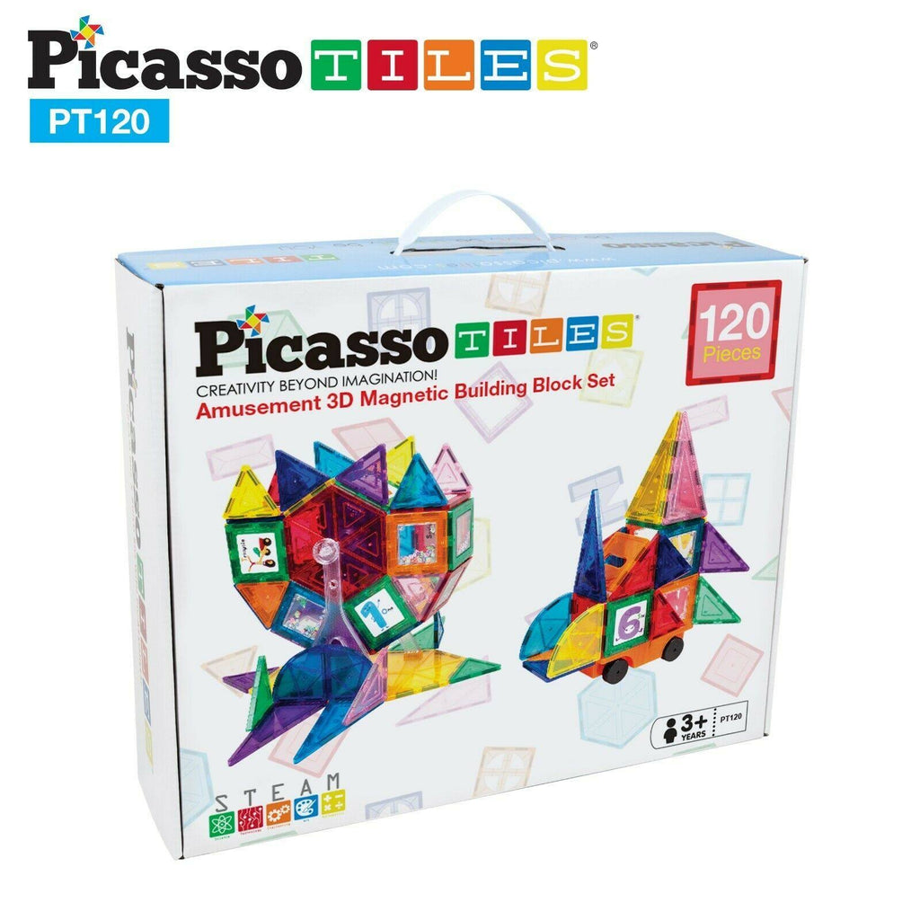 120-Piece 3D Magnetic Building Block Set J509