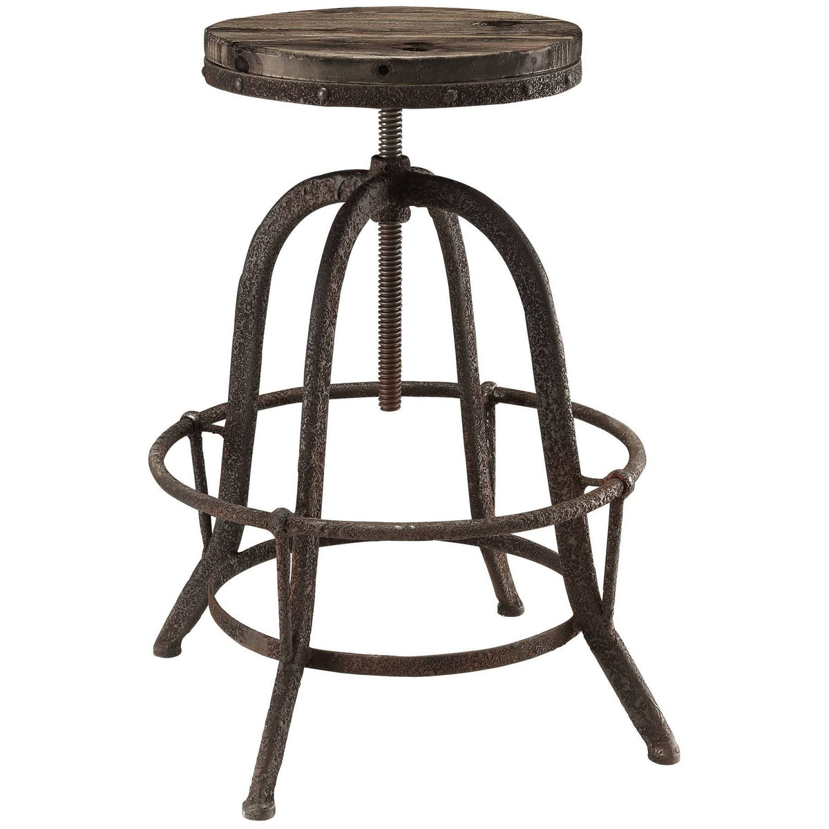 Brown Bar Stool Set of 4 C282