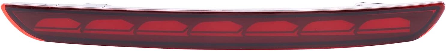 LED Rear Bumper Reflectors Brake Tail Light Red Housing Pack of 2 L72237