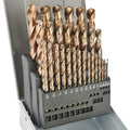 29pcs M35 Cobalt Twist Drill Bit Set with Indexed Storage Case L66645