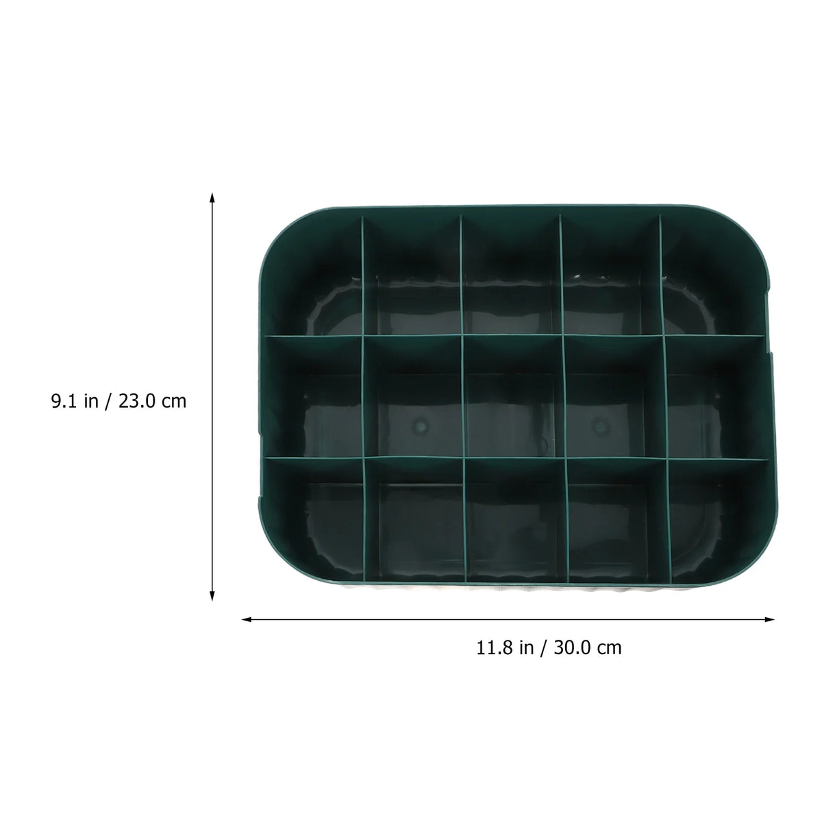 Underwear Drawer Storage Organizer Bin Box Green Z3923