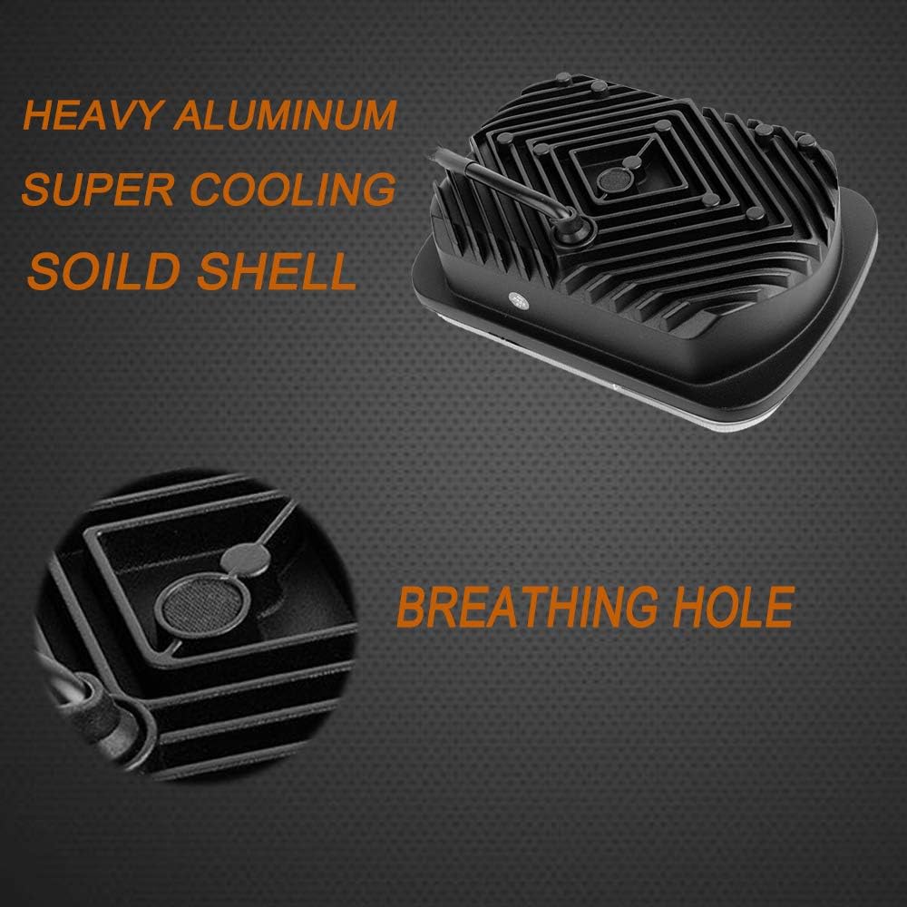 120W Rectangle 7x6 5x7 LED Headlights Sealed Beam H4 Plug L92389