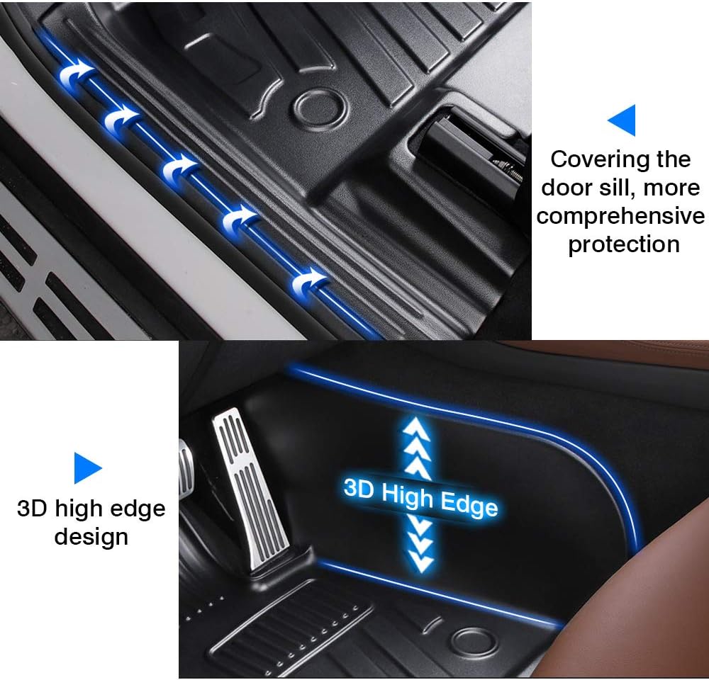 Custom Fit Floor Mats for Honda HR-V 2016-2021, 2 Row Liner Set C684