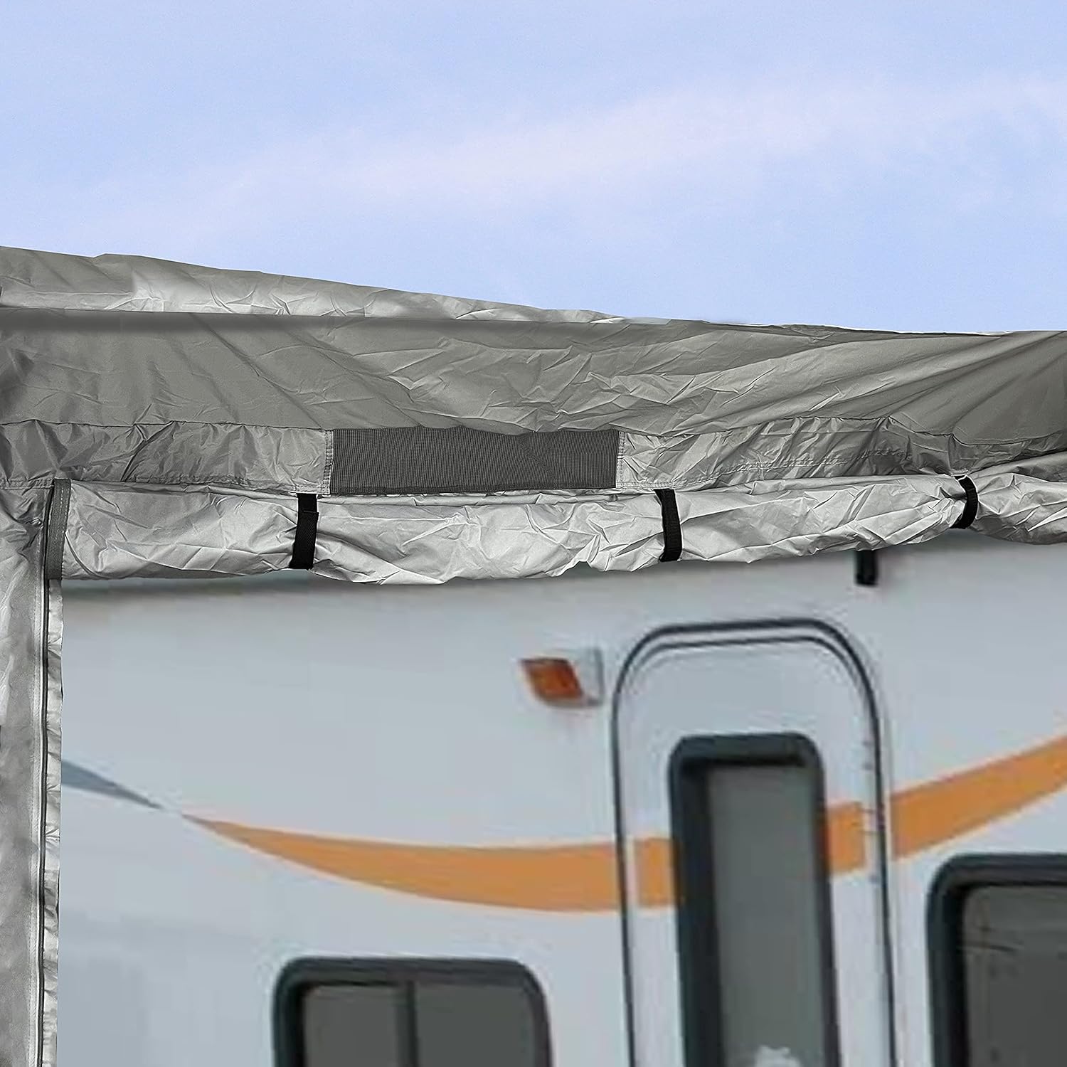 Camper Cover Fits 20' 21' 22' 23'L Zipper Access T421