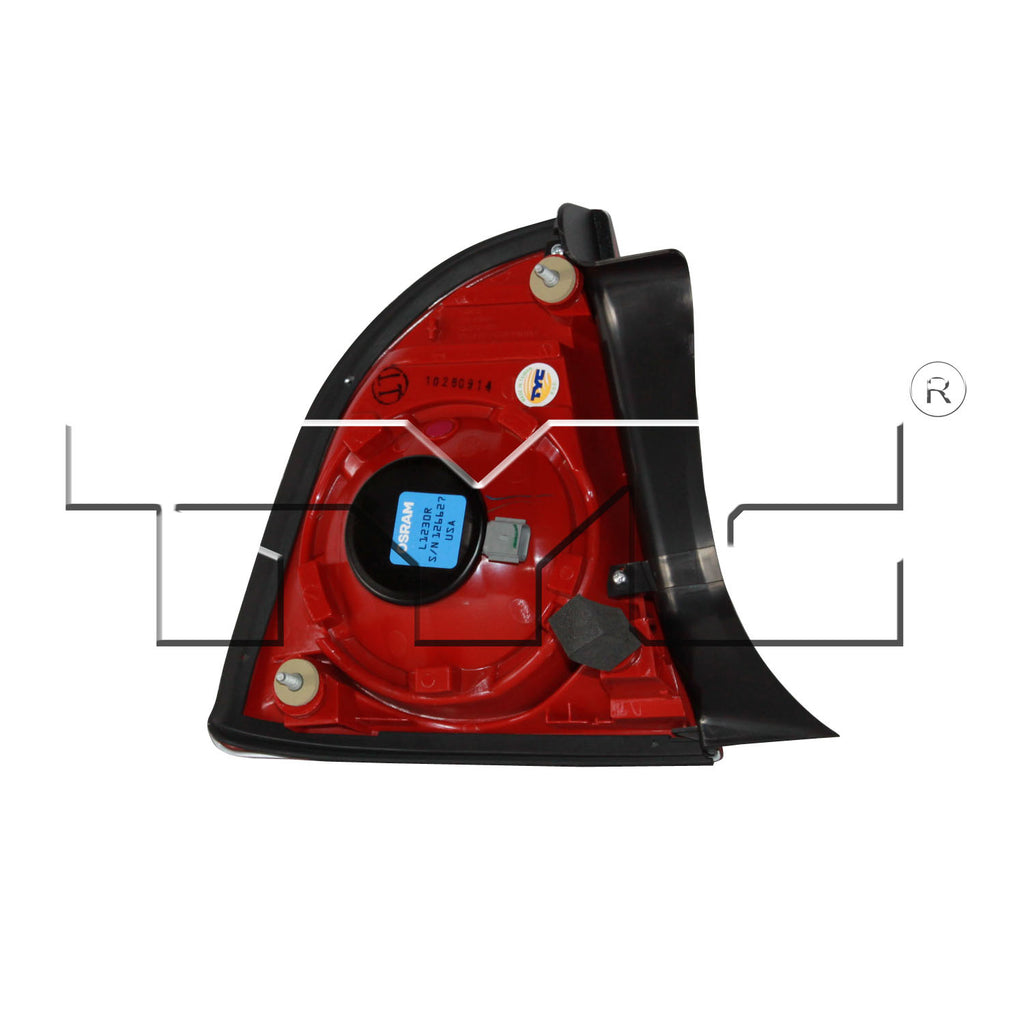 TYC 11-6313-00 TYC Regular Fits select: 2008-2012 CHEVROLET MALIBU LTZ E124
