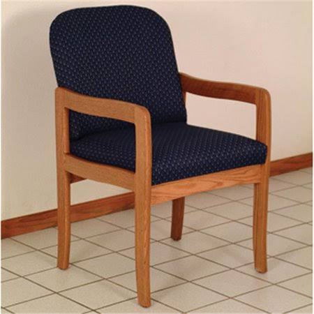 Prairie Guest Chair in Light Oak - Cream, Beige D587