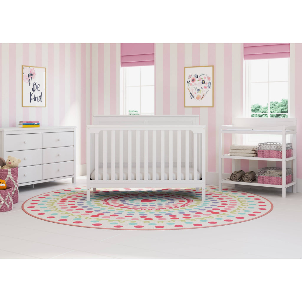 White 4-in-1 Convertible Crib I47272
