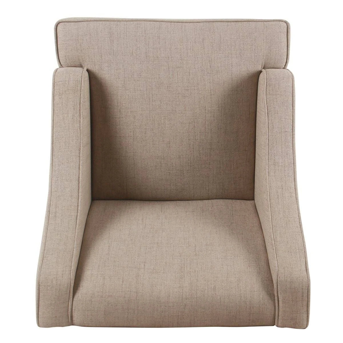 Tan Swoop Arm Accent Chair S94723
