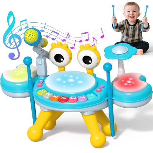 Drum Music Playset with Microphone W156