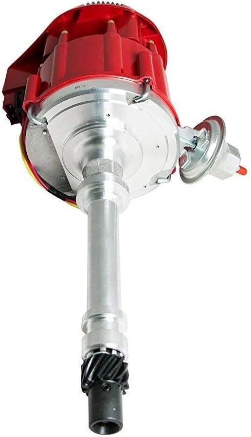 Red 8mm HEI Distributor and Spark Plug Wires Set W179338