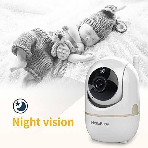 Baby Monitor with Remote Pan-Tilt-Zoom Camera and 3.2 LCD Screen, Infrared Night Vision H8823