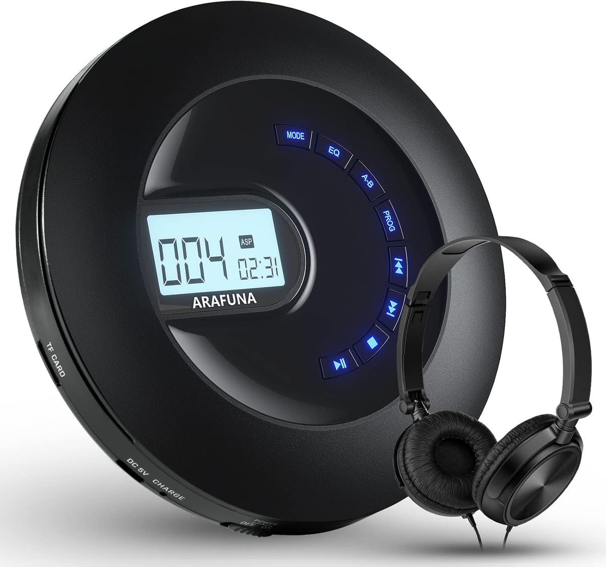 Rechargeable Portable CD Player with Headphone, Pack of 2 T449