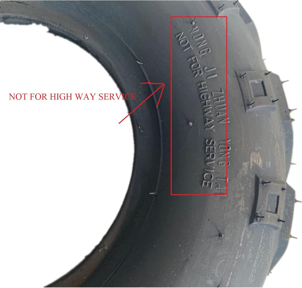 20x10-8 Lawn Garden Tractor Mover Cart Turf Tires 4PR U826430
