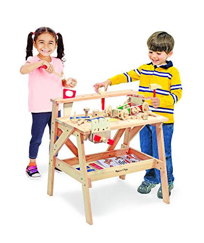 Solid Wood Project Workbench Play Building Set E34800