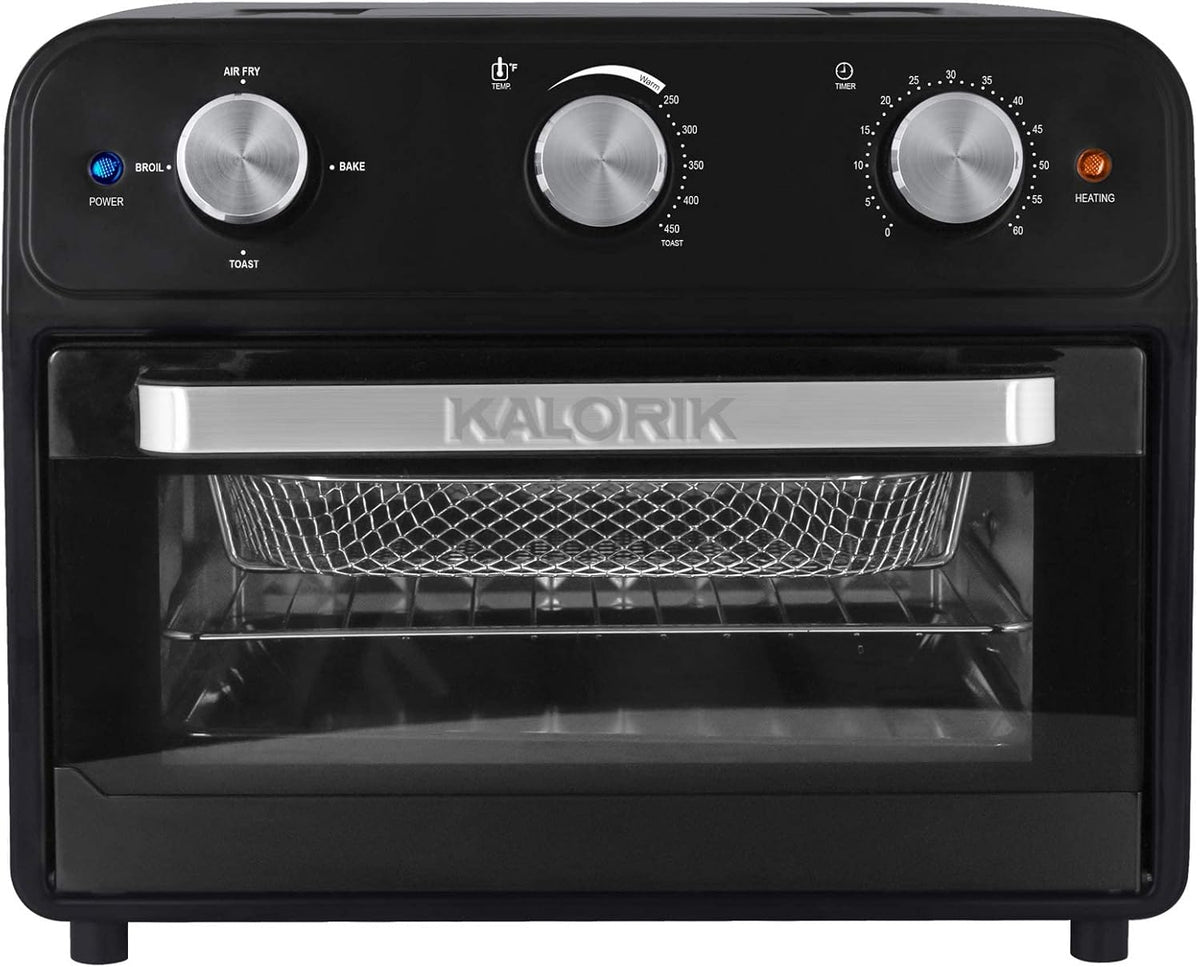 22 Quart Air Fryer Toaster Oven, Black T206111