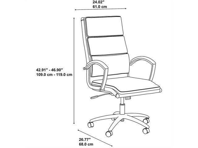 High Back Leather Executive Office Chair Z483677